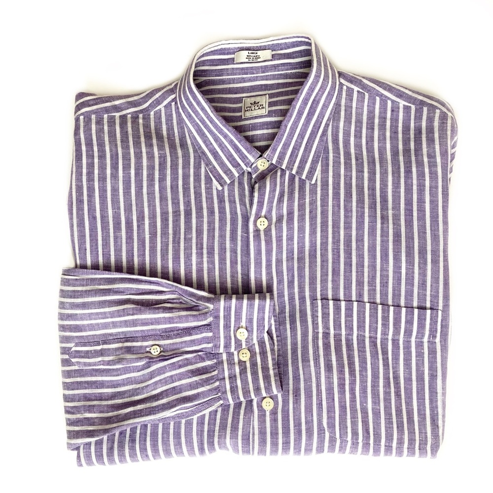Peter Millar Linen Shirt Men’s Size Large